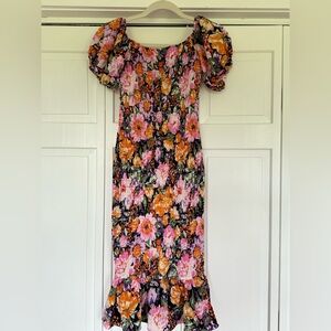 HELLO MOLLY floral midi dress🌺